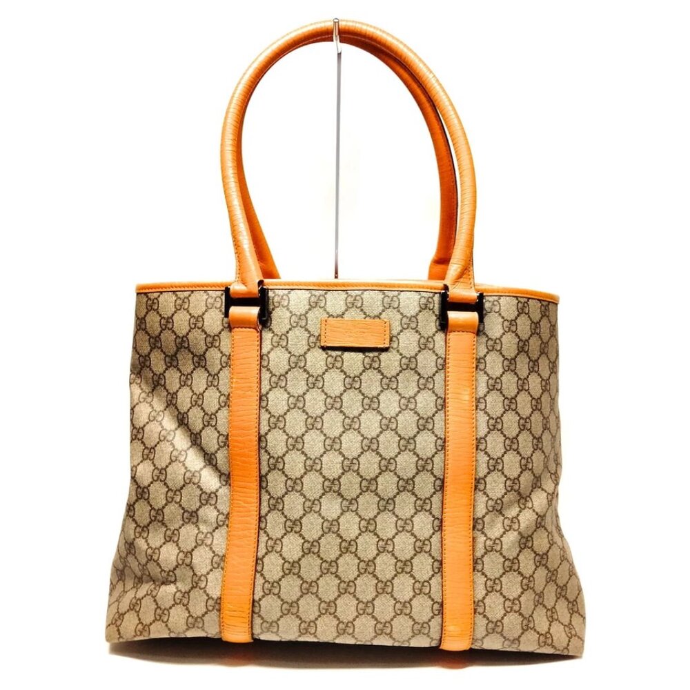 Orange Original GG Supreme Canvas Joy Tote